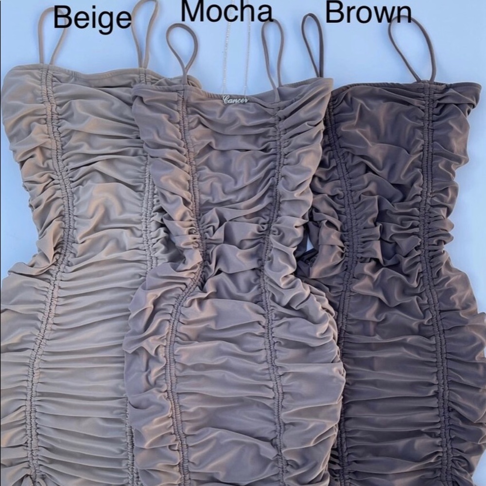 BROWN Mini Dress